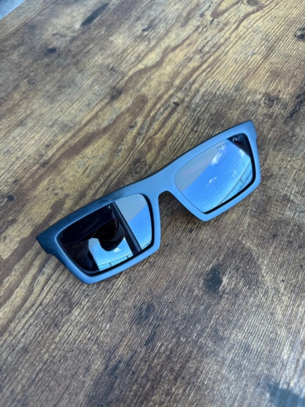 Prada Linea Rossa SPS 02Z Polarized Sunglasses Matte Black